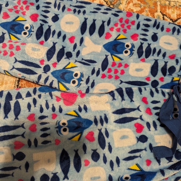 Disney Finding Dory Plush Pajama Pants Woman's Medium - Picture 3 of 4